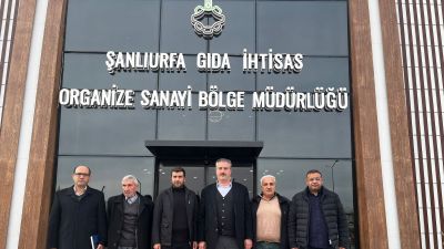 Gıda Komitesi,  Şanlıurfa Gıda İhtisas Organize Sanayi Bölge Müdürü Muhammed Şansal’a  Ziyaret Gerçekleştirdi.